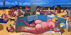 Jacek Pałucha, Plaża w Jastarni, 2020