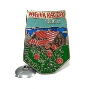 WIELKA RACZA 1236m SCHRONISKO PTTK ODZNAKA TURYSTYCZNA