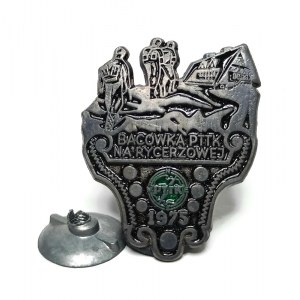 PTTK SHEPHERD'S HUT ON RYCERZOWA TOURIST BADGE 1975