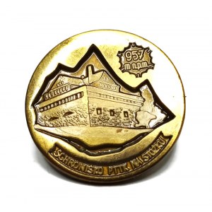 PTTK SHELTER ON THE CONE TOURIST BADGE