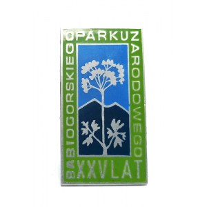 XXV LAT BABIOGÓRSKIEGO PARKU NARODOWEGO ODZNAKA TURYSTYCZNA