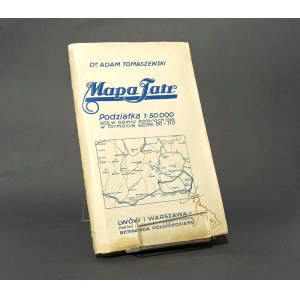 MAPA TATR 1:50 000 Adam TOMASZEWSKI [1923] z autografem autora