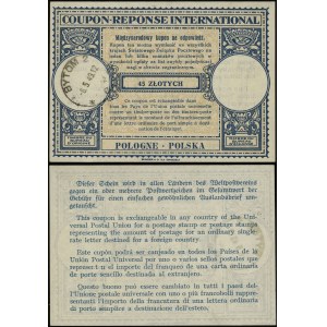 Pologne, bon de 45 zlotys, 1949