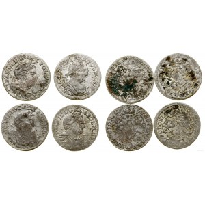 Poland, set of 4 sixpences, 1679-1682, Bydgoszcz