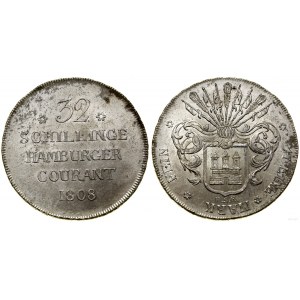 Germany, 32 shillings, 1808, Hamburg