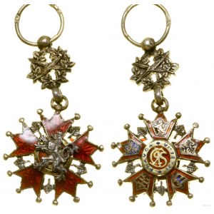 Czechoslovakia, Order of the White Lion - miniature (Řád bilého lva), (1922-1961)