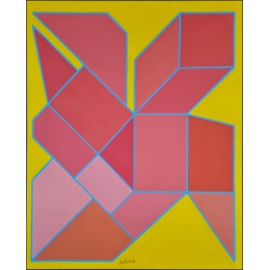 PERILLI ACHILLE Rome 1927 - Orvieto 2021 "The sun still rises" Mixed media on canvas 81x100 cm, from 2009. Signed and dated on front bottom center. On the back signature, date, title and dimensions. Work published in the general catalog "Di