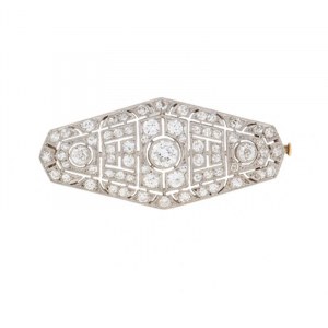 Brooch, 1920s-30s, art déco