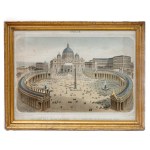 Lot of two multiples on paper with city views