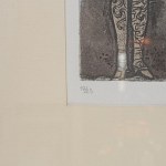 FRANCO GENTILINI Pair of girls, multiple on paper