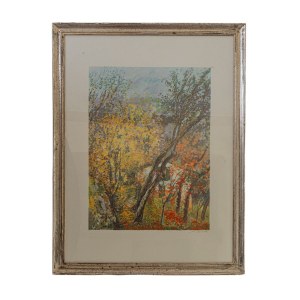 MICHELE CASCELLA House in the woods in spring, multiple on paper