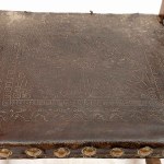 Lot of thirteen chairs with two headboards,