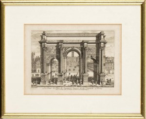Gabriel Perelle La Vue de l'Arc de Septimius Severe et du Capitole a Rome