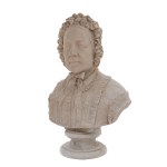 Statuary white marble bust