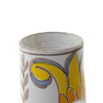 GIOVANNI DE SIMONE Vaso in ceramica policroma