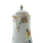 Polychrome porcelain coffee pot