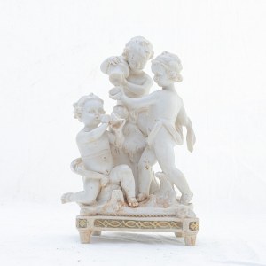 Tři děti, porcelánová skupina