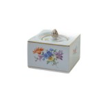 Ink set desk in polychrome porcelain