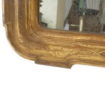 Specchiera in legno dorato