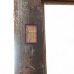 Owl's beak frame in gilded wood