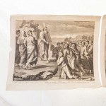 Lotto di quattro incisioni all' acquaforte