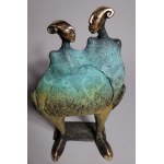 I.K., Connected (Bronze, height 41 cm)