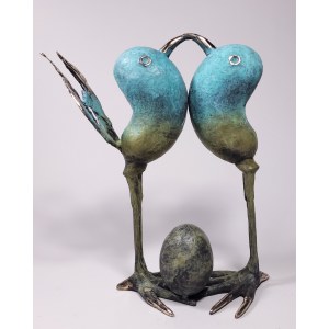I. K., Čakanie (bronz, výška 36 cm)
