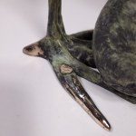 I. K., Čakanie (bronz, výška 36 cm)