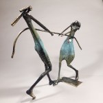 D.Z., Playing Together (Bronze. 50 cm wide)