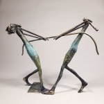 D.Z., Playing Together (Bronze. 50 cm wide)