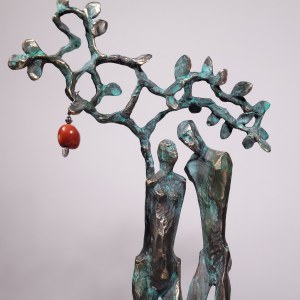 Krzysztof Brzuzan, Adam i Ewa (Brąz, wys. 58 cm)