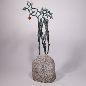 Krzysztof Brzuzan, Adam i Ewa (Brąz, wys. 58 cm)