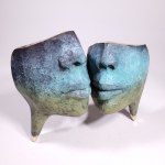 D.Z., Kiss (Bronze, 35 cm wide)