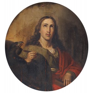 CEREAL IKON, St. John the Evangelist, Russia, 19th century.