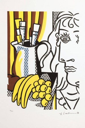 Roy LICHTENSTEIN, MARTWA NATURA Z PICASSEM