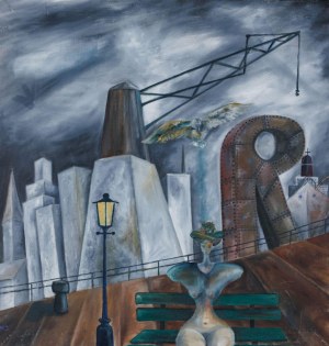 Michael IRMER, SCENA PORTOWA, ok. 1980