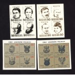 SOLIDARNOŚĆ - zestaw znaczków pocztowych