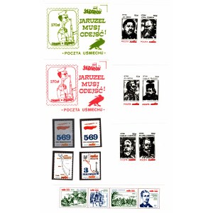 SOLIDARNOŚĆ - zestaw znaczków pocztowych