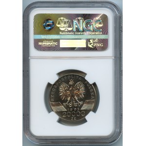 20.000 złotych 1993 Jaskółki - NGC MS 66