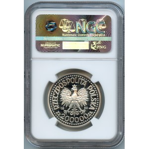 200.000 złotych 1992 Władysław III Warneńczyk, duże popiersie - NGC PF68 ULTRA CAMEO