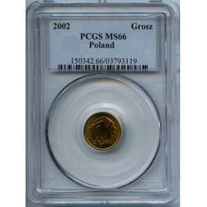 1 penny 2002 - PCGS MS66