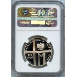 10 złotych 1998 20-lecie pontyfikatu Jana Pawła II - NGC PF69 ULTRA CAMEO