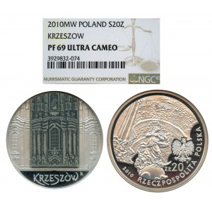 20 złotych 2010, Krzeszów - NGC PF69 ULTRA CAMEO