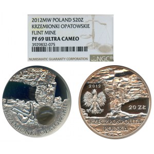 20 złotych 2012, Krzemionki Opatowskie - NGC PF69 ULTRA CAMEO