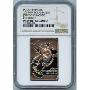 20 złotych 2014, Polscy Malarze XIX/XX w. - Józef Chełmoński - NGC PF69 ULTRA CAMEO