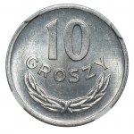 PRL, 10 groszy 1969 - NGC MS66