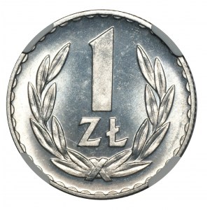 PRL, 1 złoty 1972 - NGC MS65