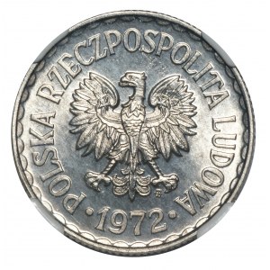 PRL, 1 złoty 1972 - NGC MS65