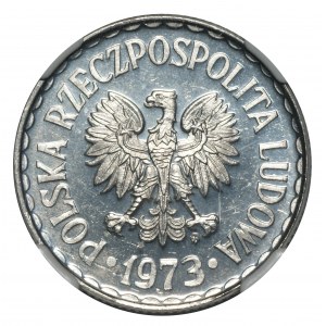 PRL, 1 złoty 1973 - NGC MS65