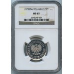 PRL, 1 złoty 1973 - NGC MS65